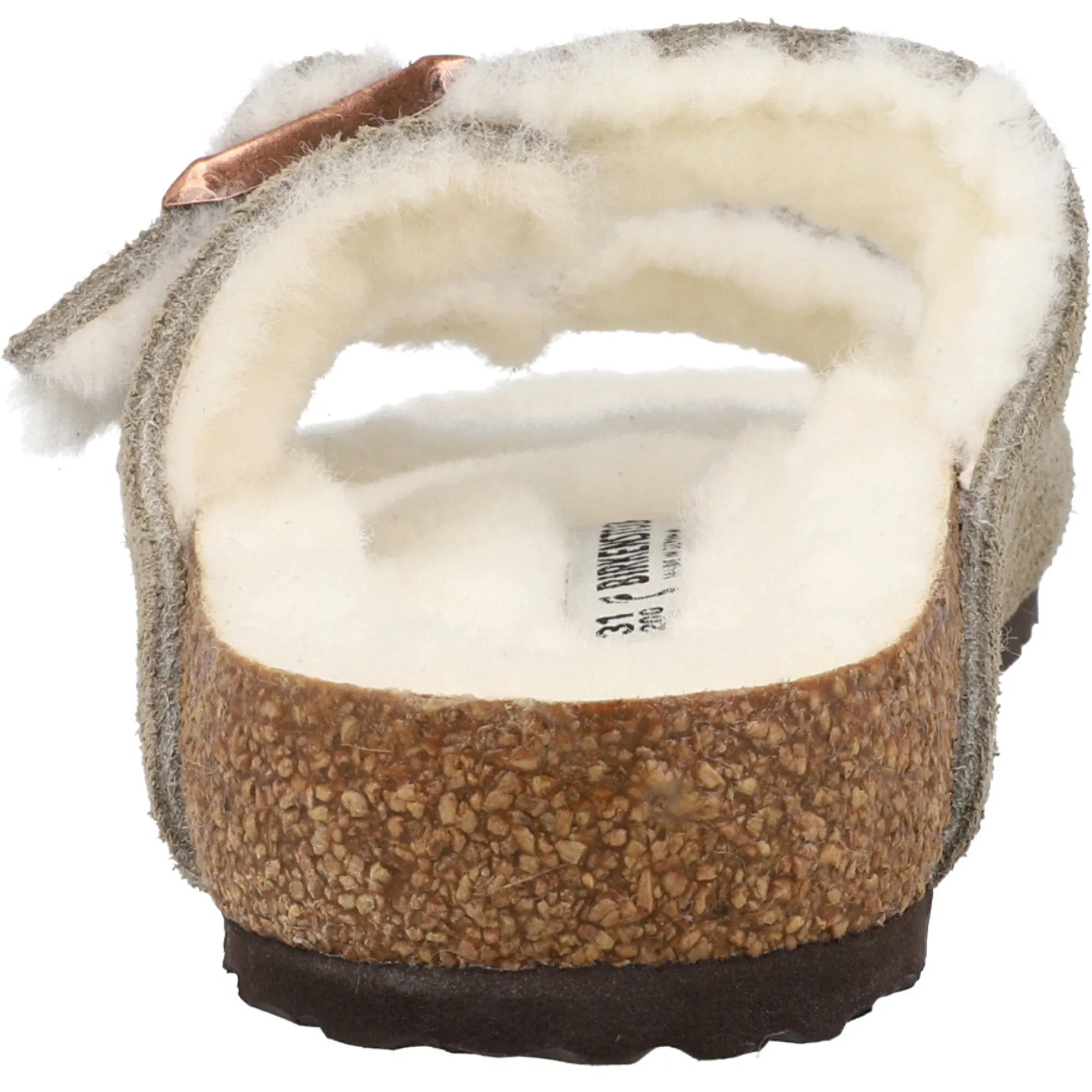 Birkenstock Arizona Shearling Kids Taupe Sandals