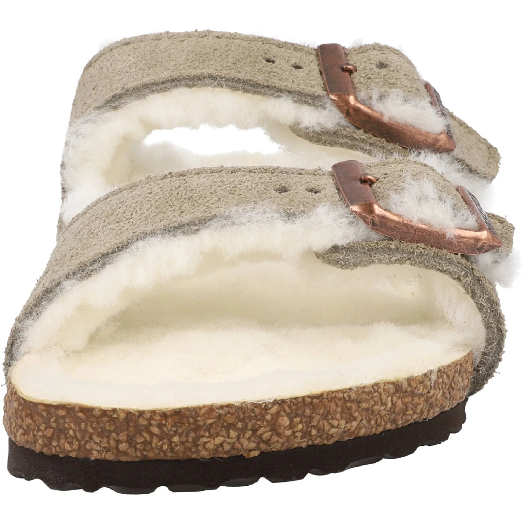 Birkenstock Arizona Shearling Kids Taupe Sandals