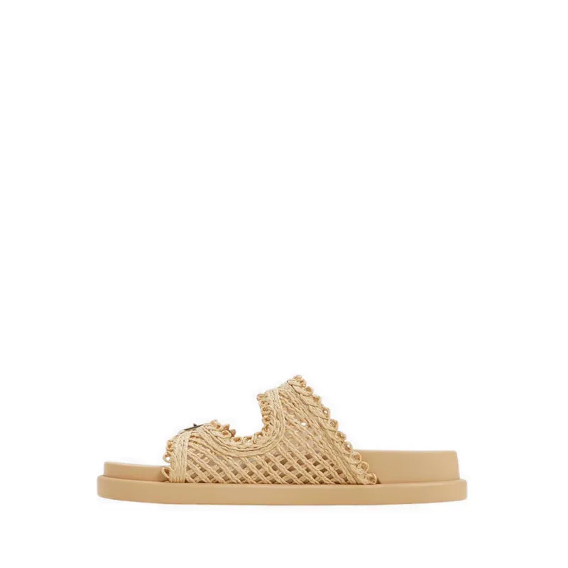 BOHOCHIC FOOTBED SANDALS - NATURAL