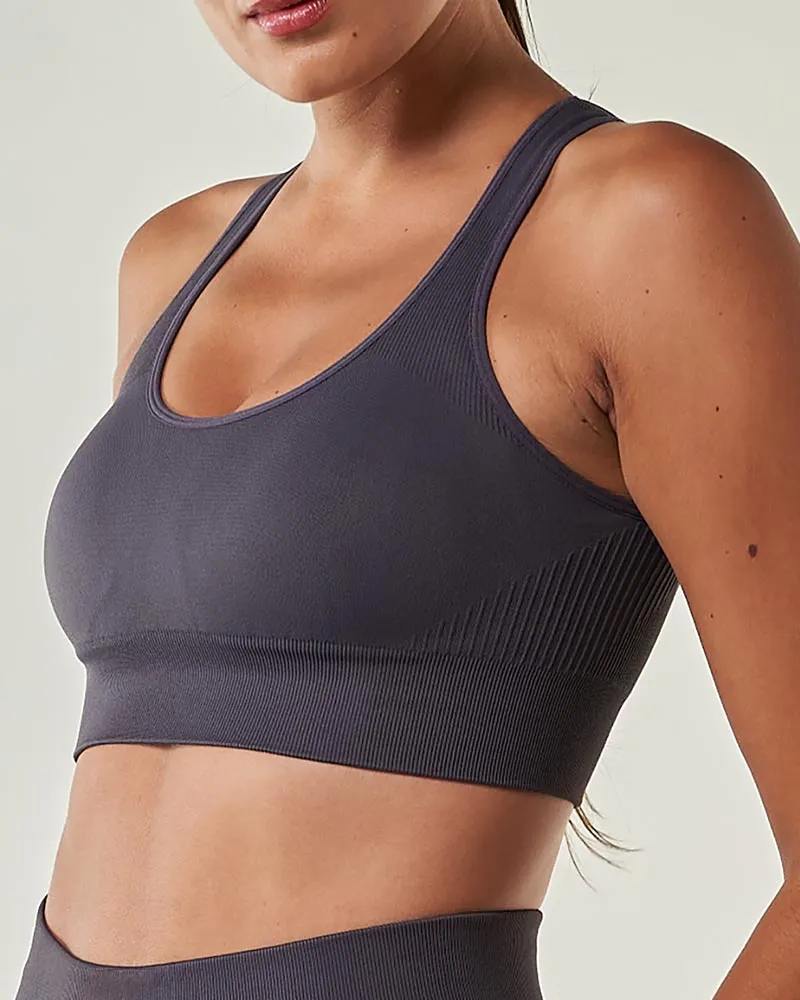 Brassière de sport CALI Bleu nuit