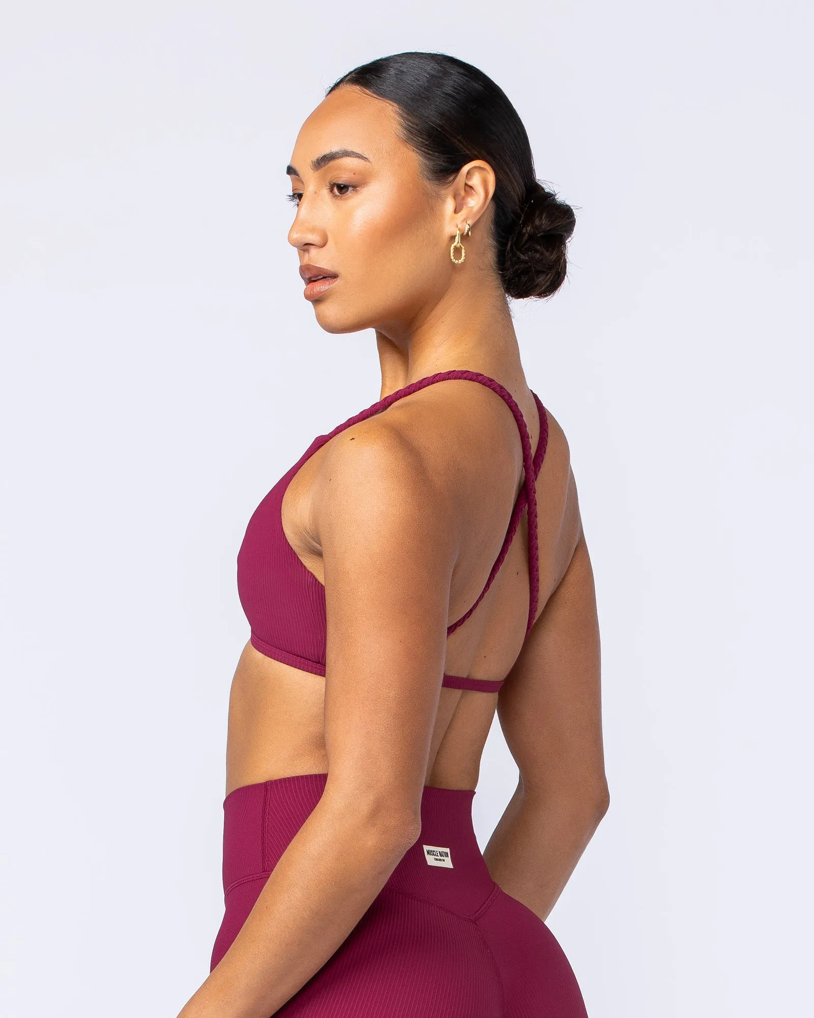 Breeze Rib Bralette - Rose Bud