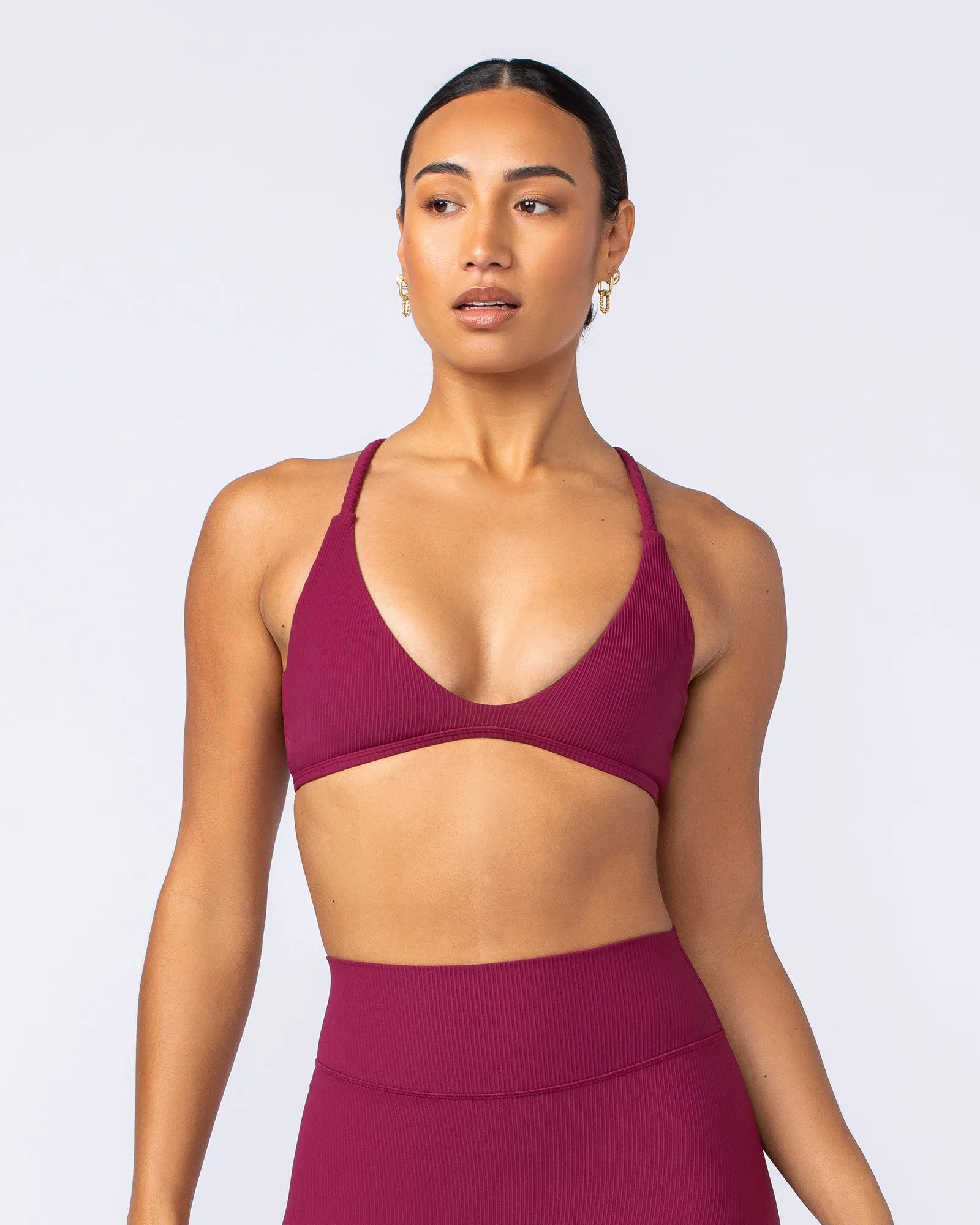 Breeze Rib Bralette - Rose Bud