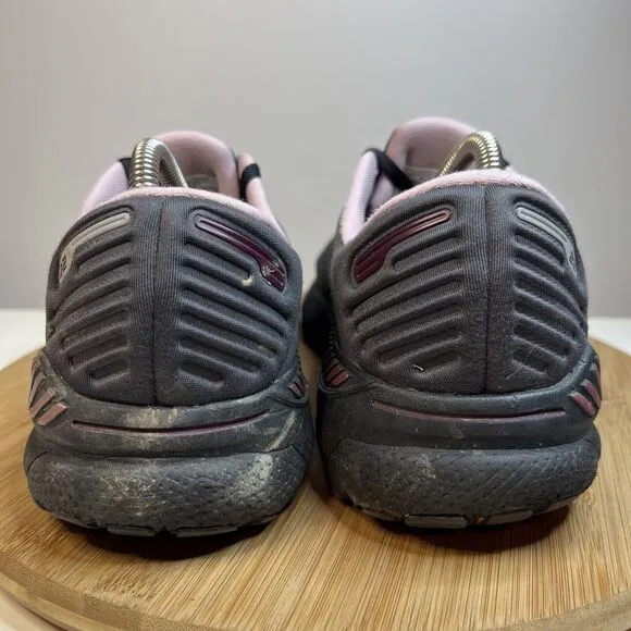 Brooks Adrenaline GTS 22 Women's Size 10.5 D Running Shoes Gray Pink 1203531D015
