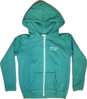 Californian Vintage- Champions Zip-Up Hoodie (Green)