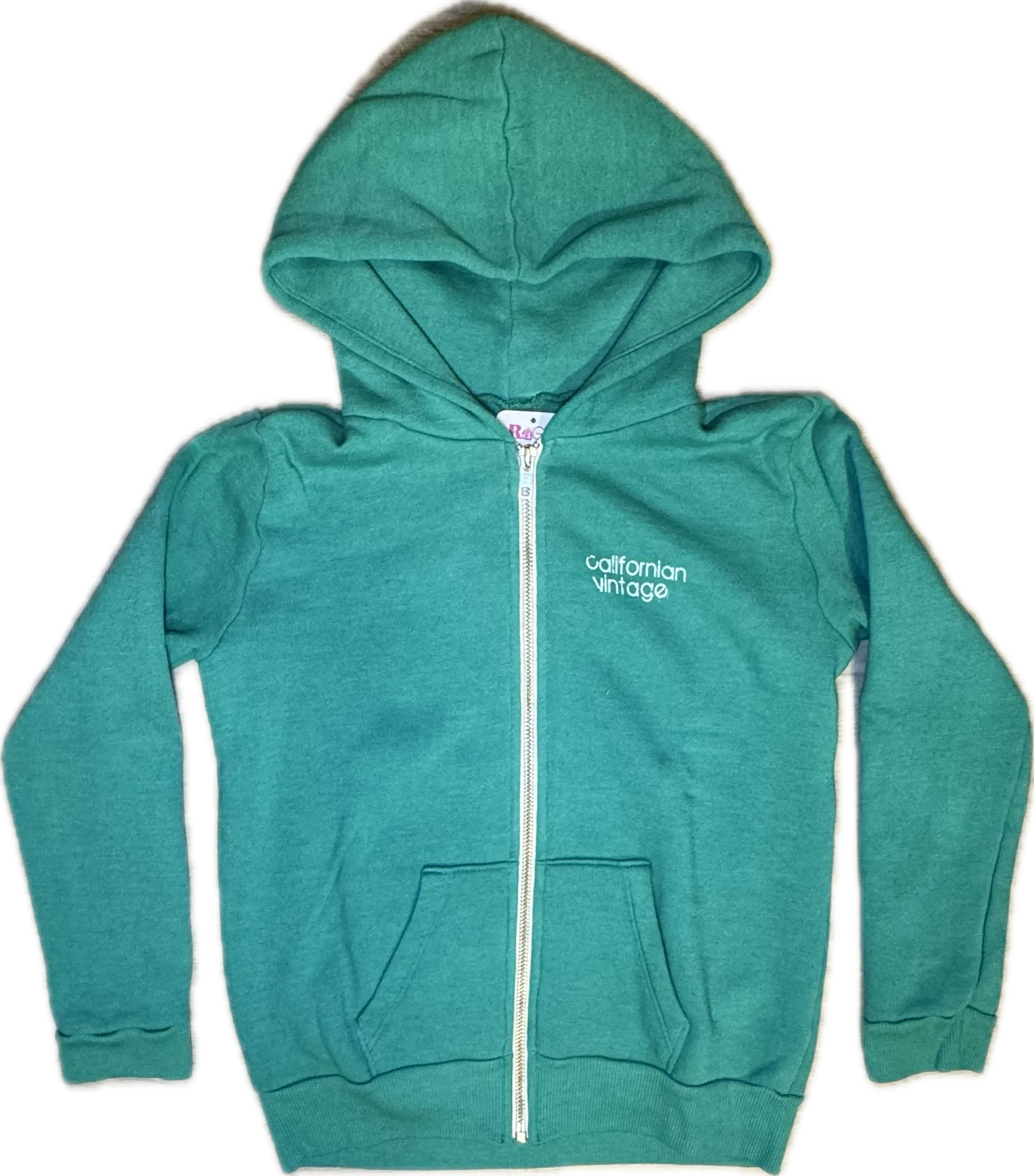 Californian Vintage- Champions Zip-Up Hoodie (Green)