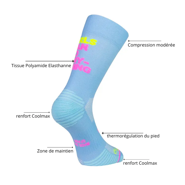 Chaussettes running Sporcks - OMG VIOLET