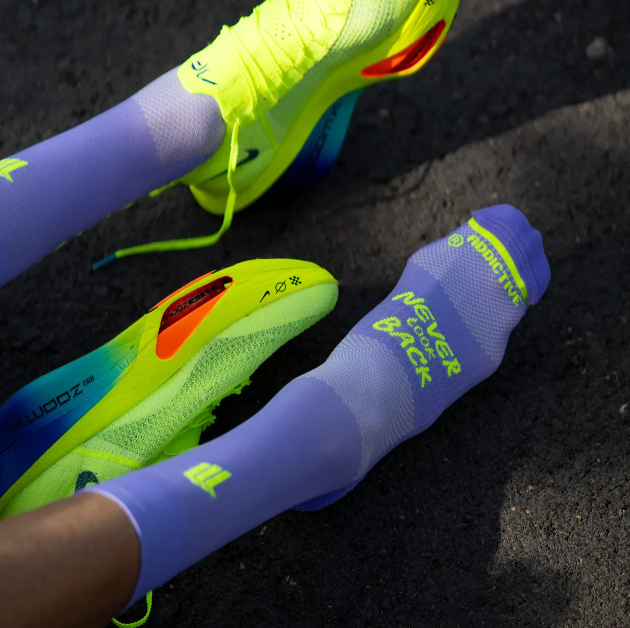 Chaussettes running Sporcks - OMG VIOLET