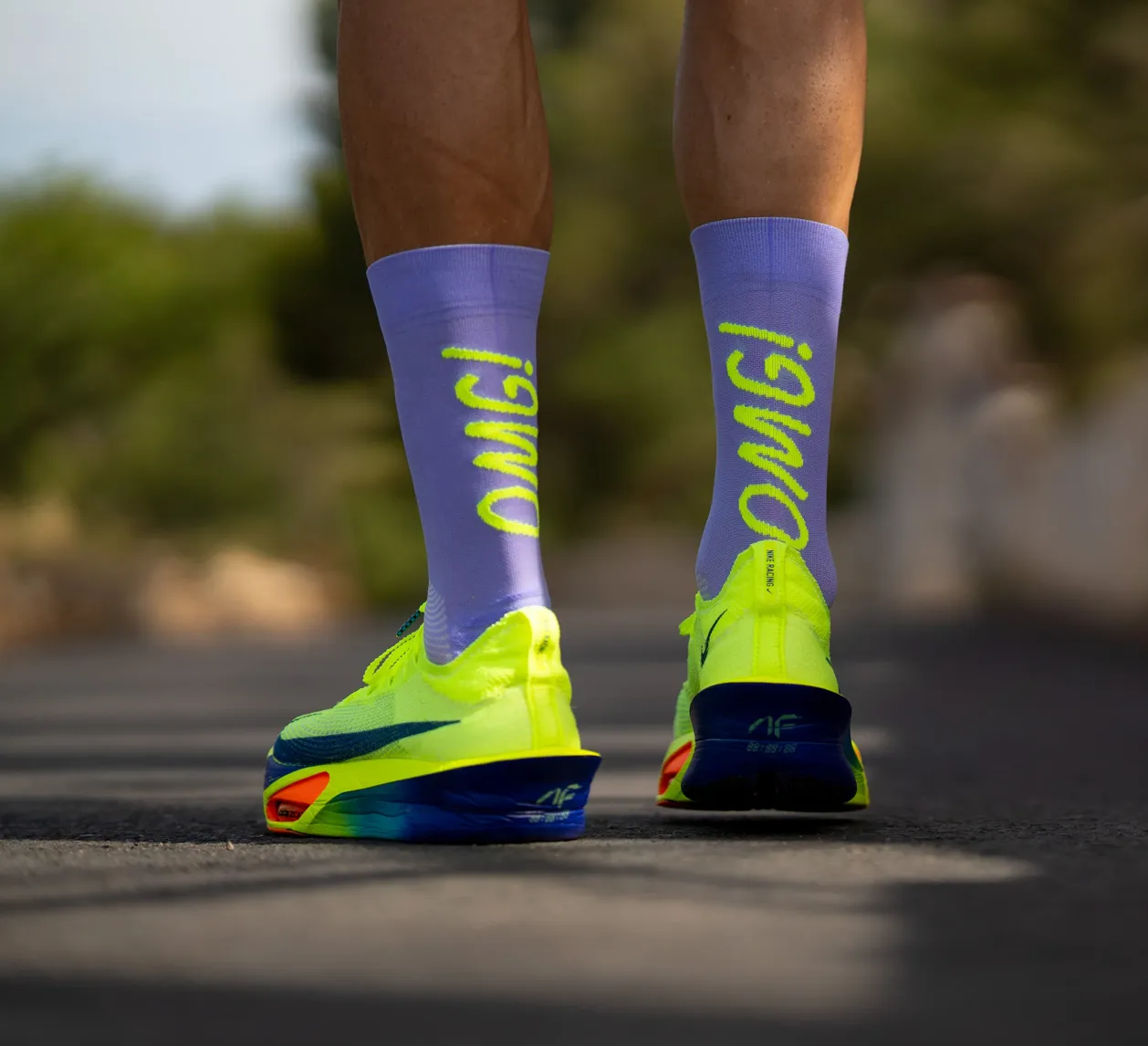Chaussettes running Sporcks - OMG VIOLET