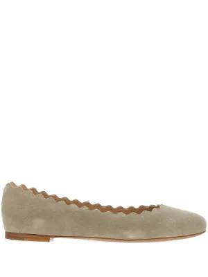 Chloè Lauren Suede Ballerina Flats