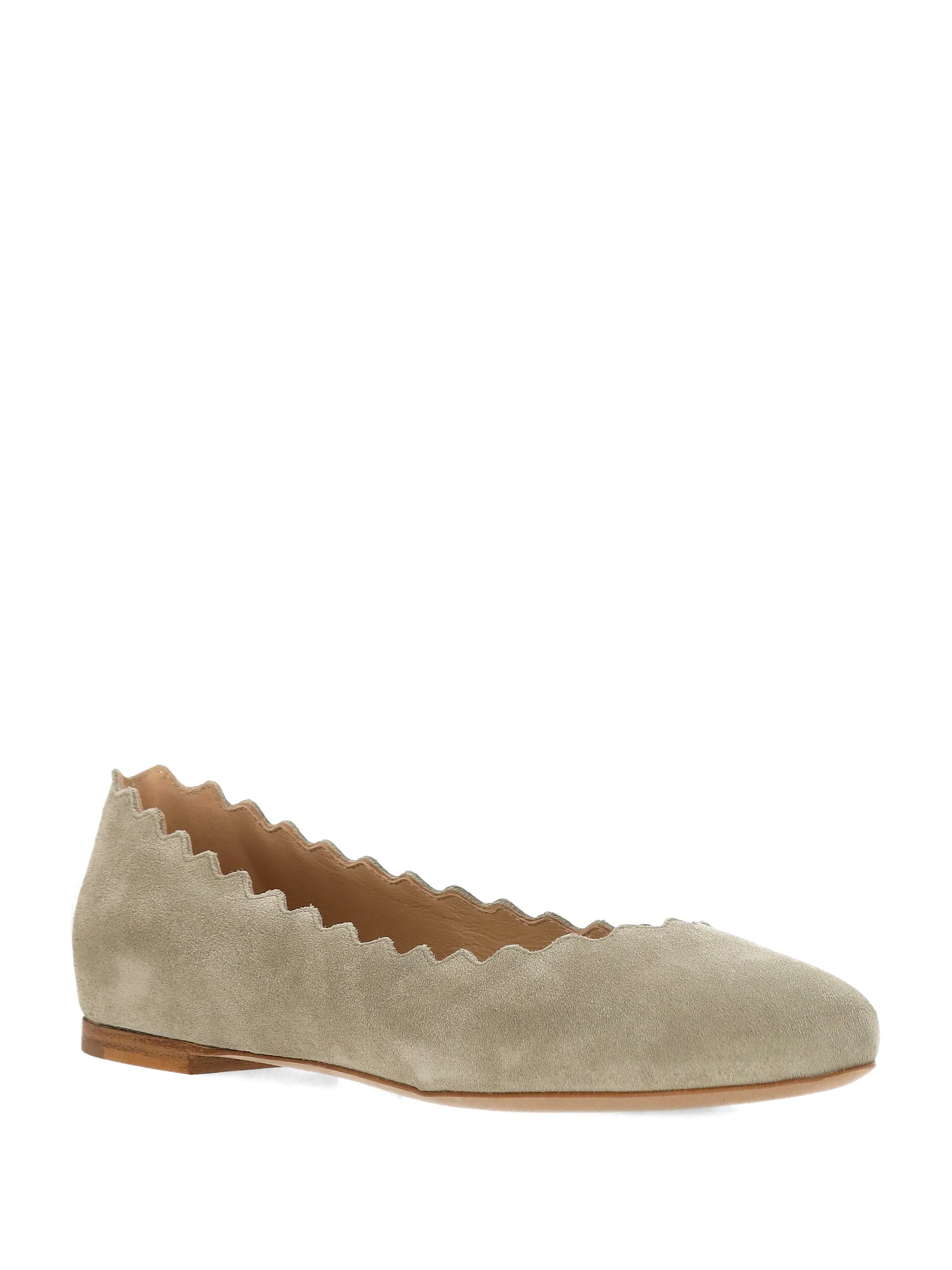 Chloè Lauren Suede Ballerina Flats