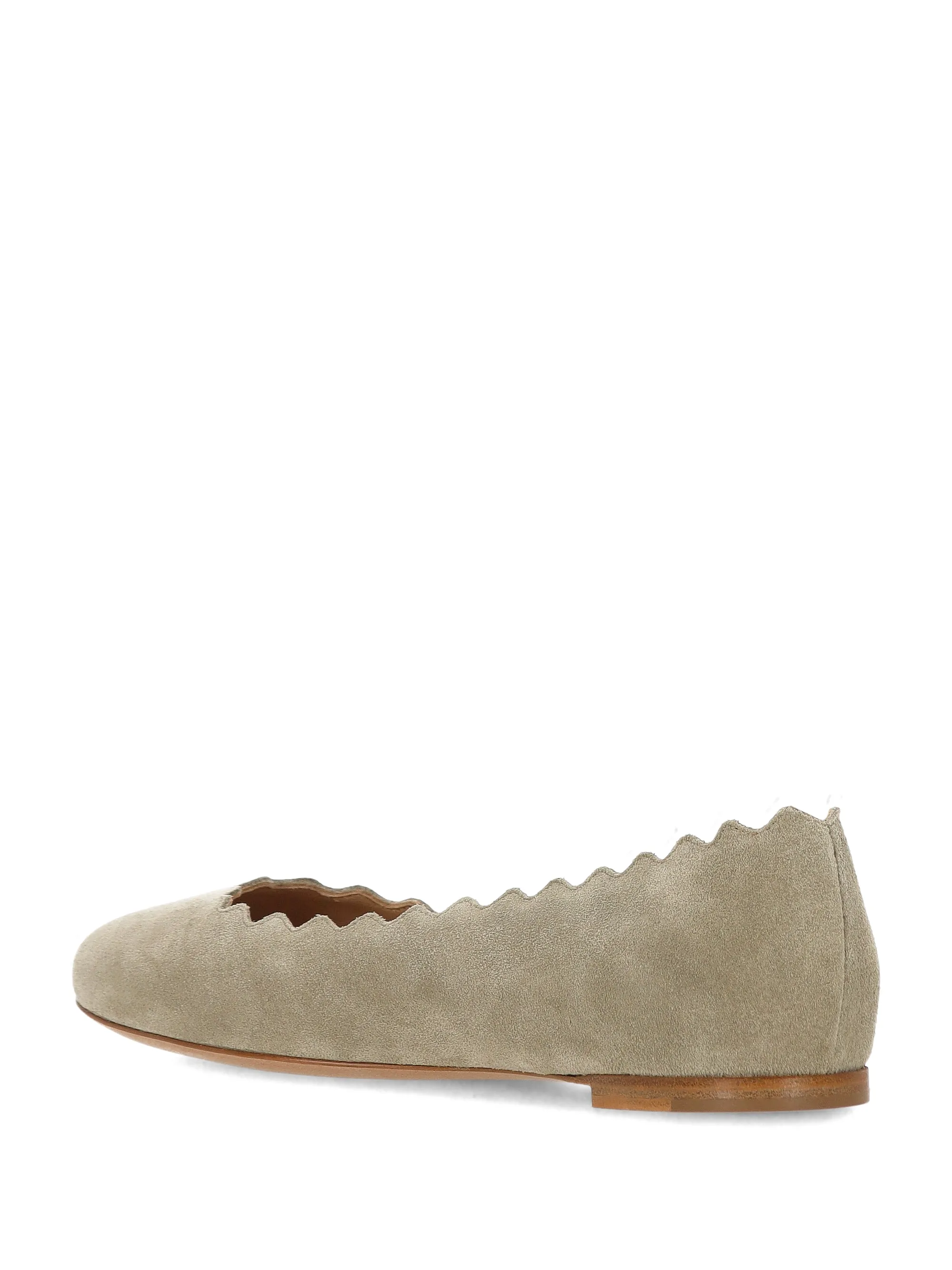 Chloè Lauren Suede Ballerina Flats