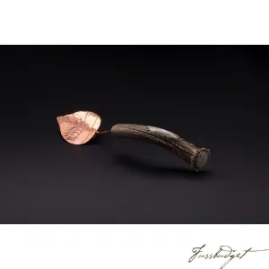 Copper Aspen Leaf Pie Server