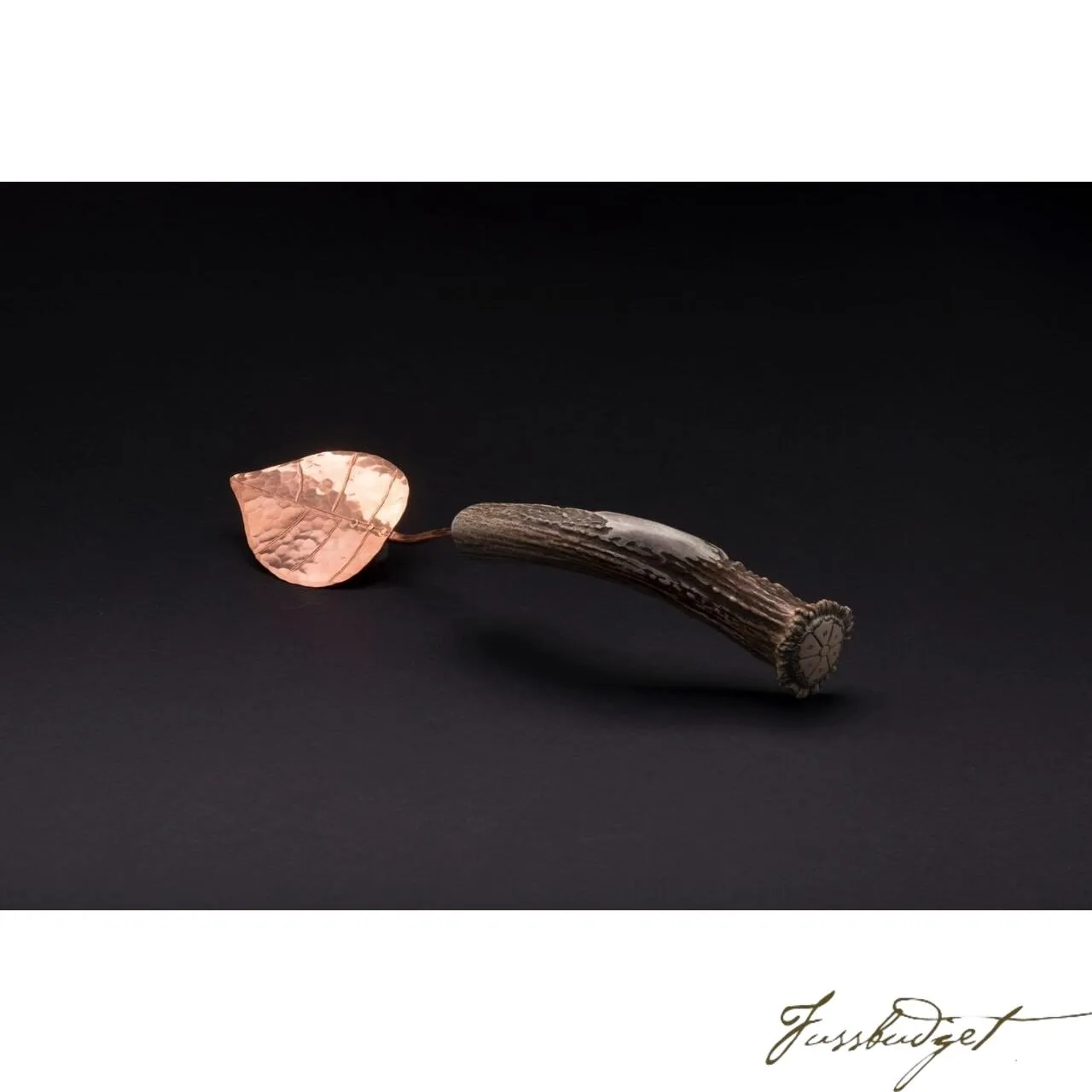 Copper Aspen Leaf Pie Server