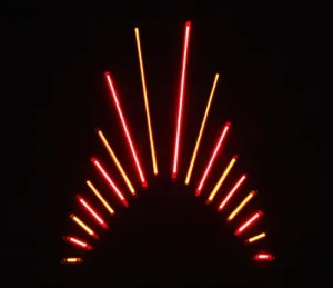 Custom Dynamics TF100RR Flexible LED Strip (100-LED, 12.80" Long Red/Red Truflex)