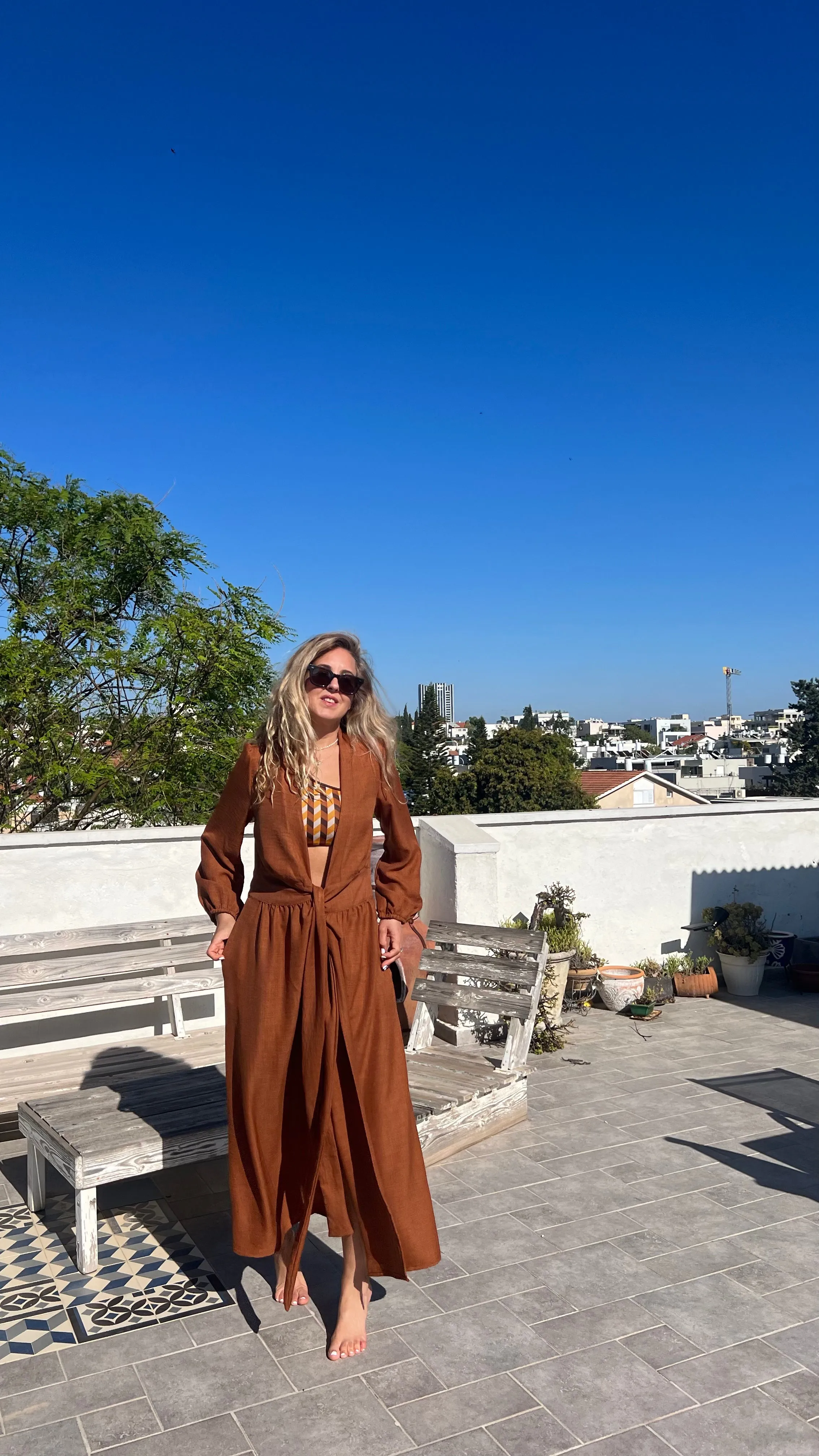 DAHAB KAFTAN CINNAMON