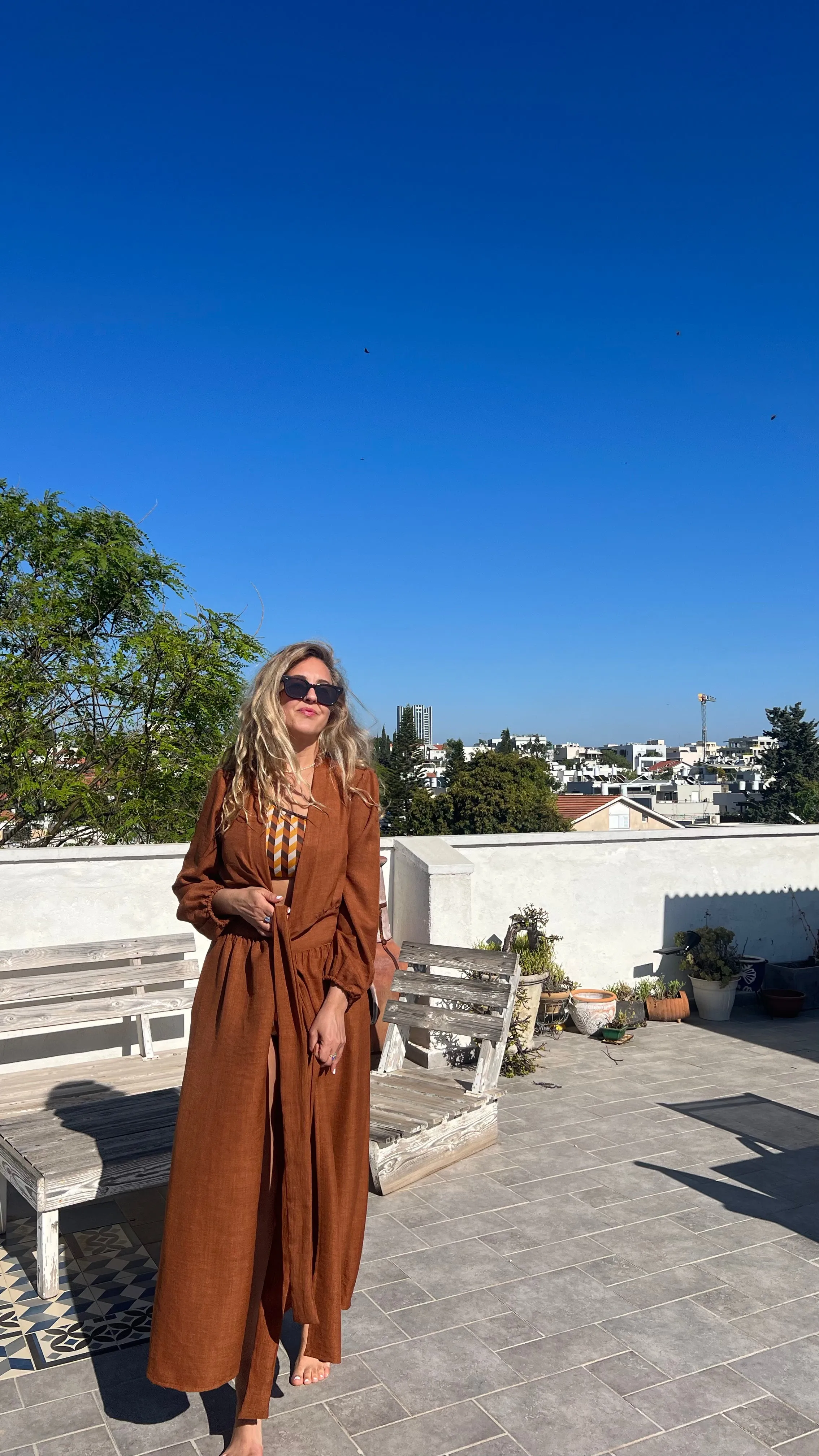 DAHAB KAFTAN CINNAMON