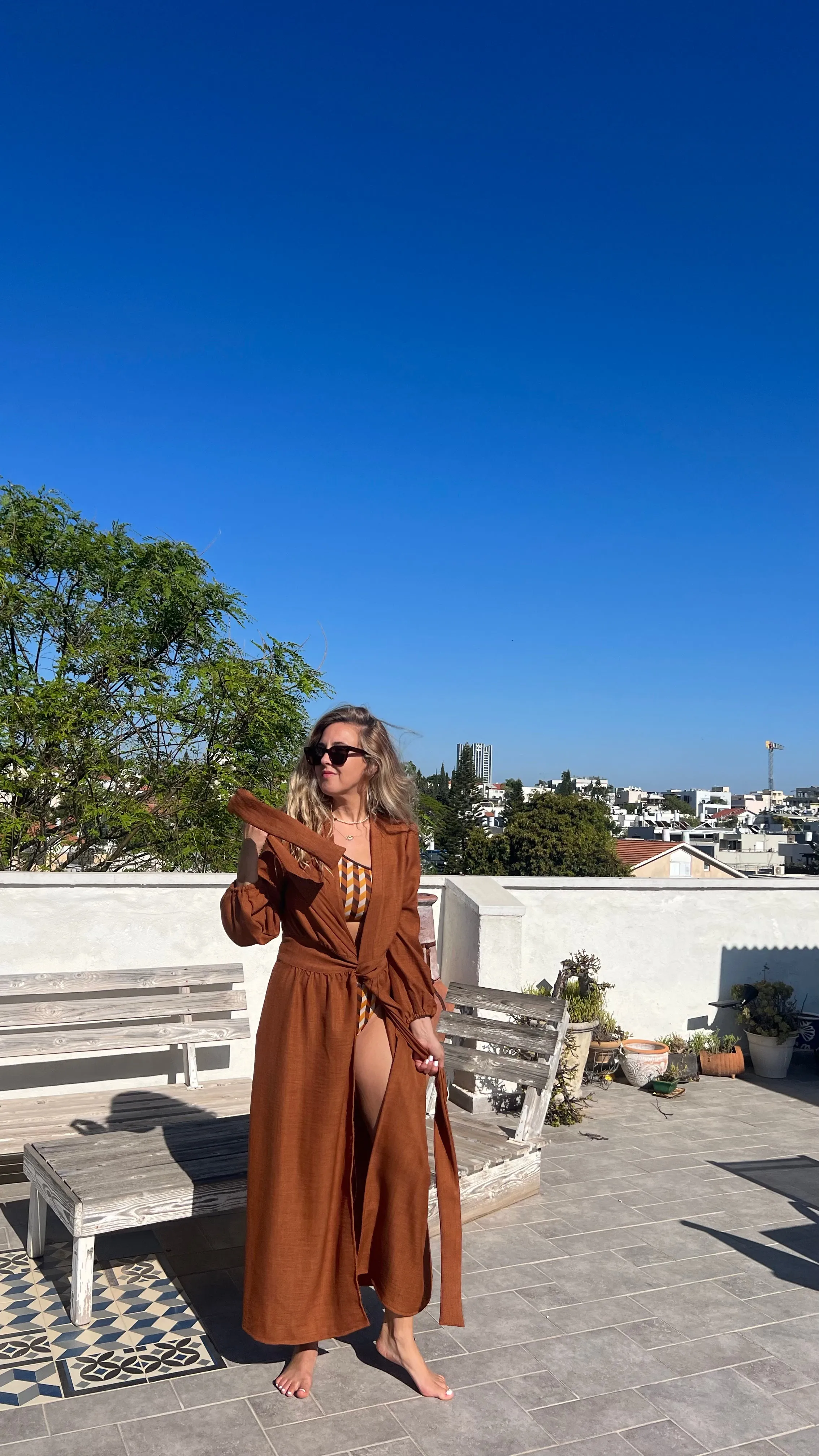 DAHAB KAFTAN CINNAMON