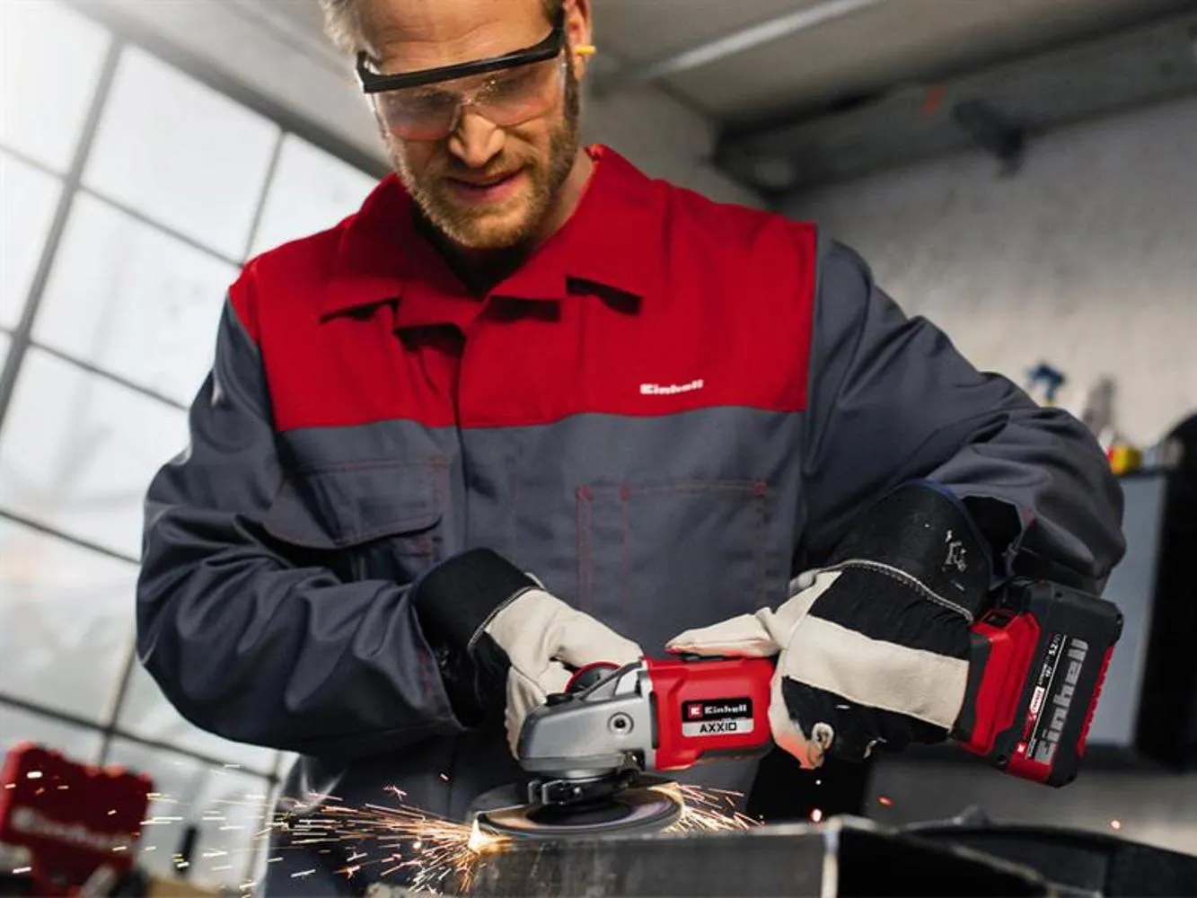 Einhell Axxio 18/115 Q Power X-Change Angle Grinder 115mm 18V Bare Unit