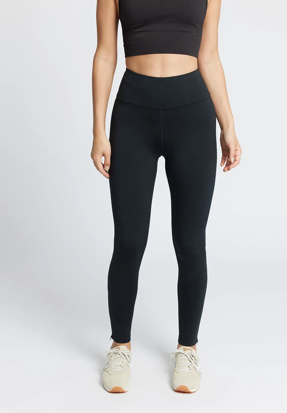 Elene tights zip - black