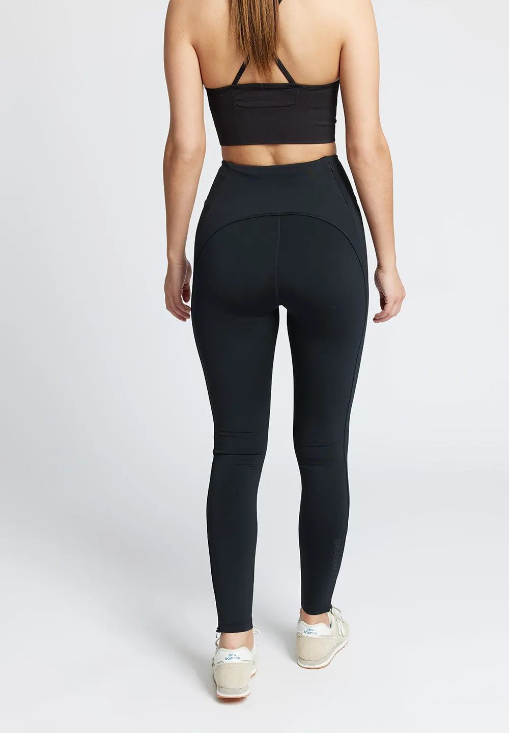 Elene tights zip - black