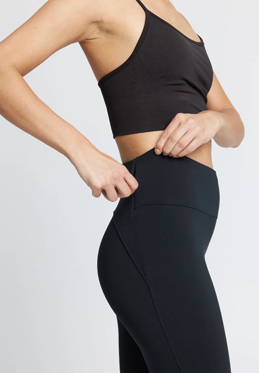Elene tights zip - black