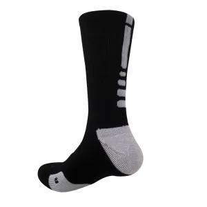 Elite Sports Sock - Black Grey