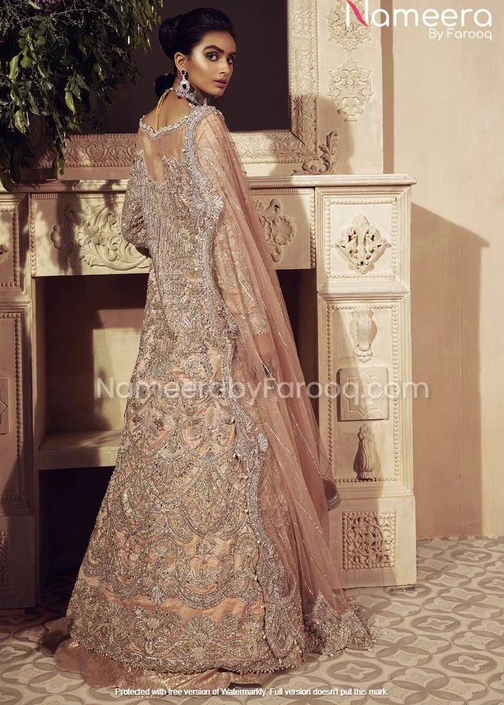 Embellished Bridal Pakistani Engagement Dress #BN115
