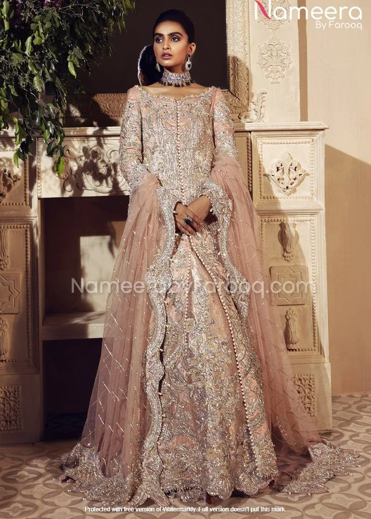 Embellished Bridal Pakistani Engagement Dress #BN115