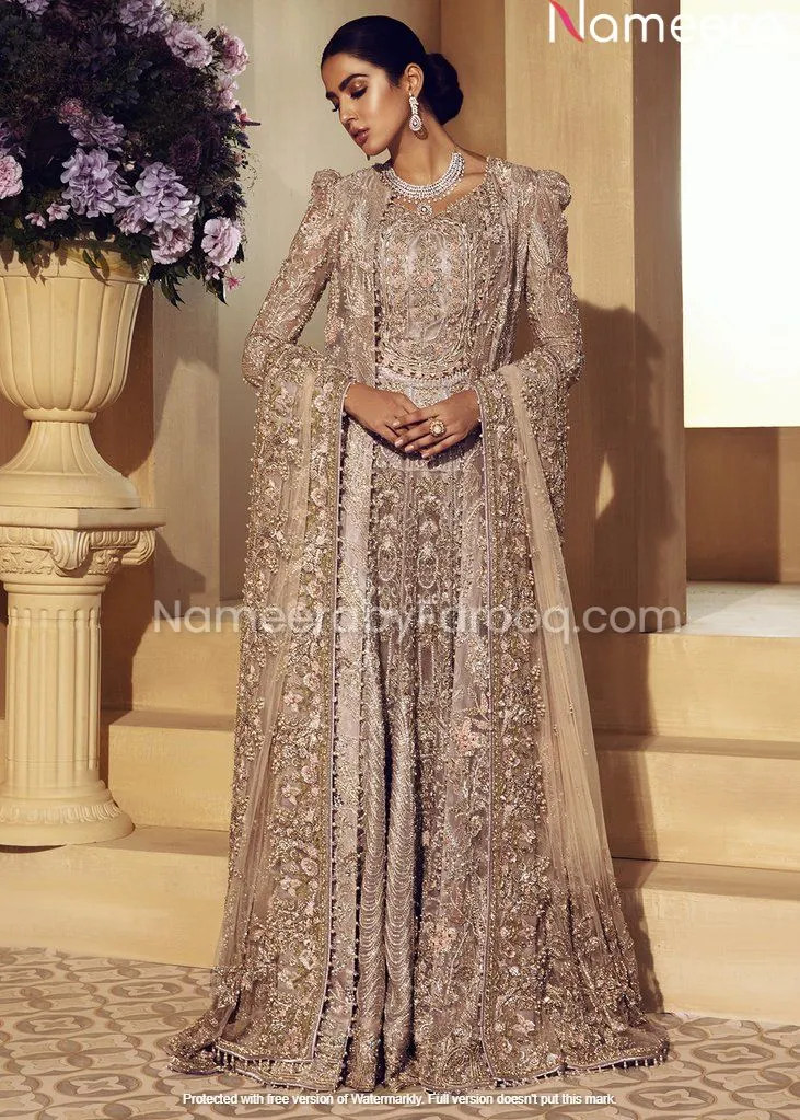 Embellished Bridal Pakistani Engagement Dress #BN115