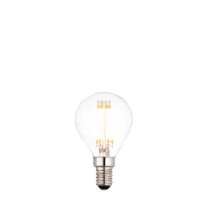 Endon 93019 E14 LED filament golf 1lt Accessory Clear glass 4W LED E14 Warm White