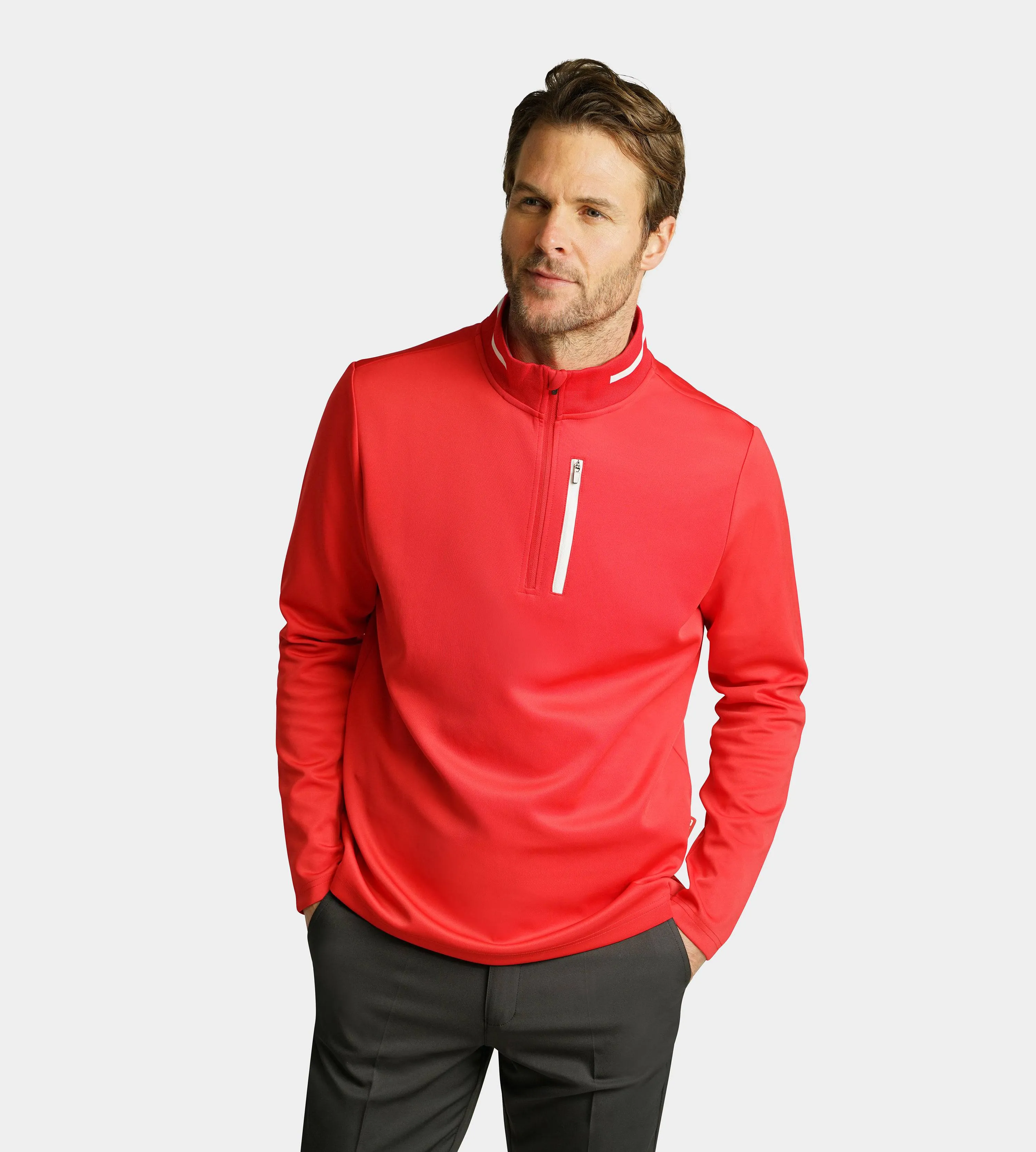 FAIRWAY FLEX MIDLAYER - RED