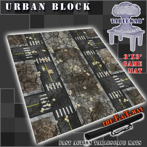 F.A.T. MATS: URBAN BLOCK 3X3