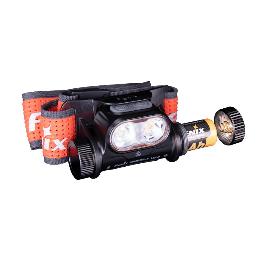 Fenix HM65R-T V2.0 Trail Running USB Rechargeable Headtorch - Dark Purple