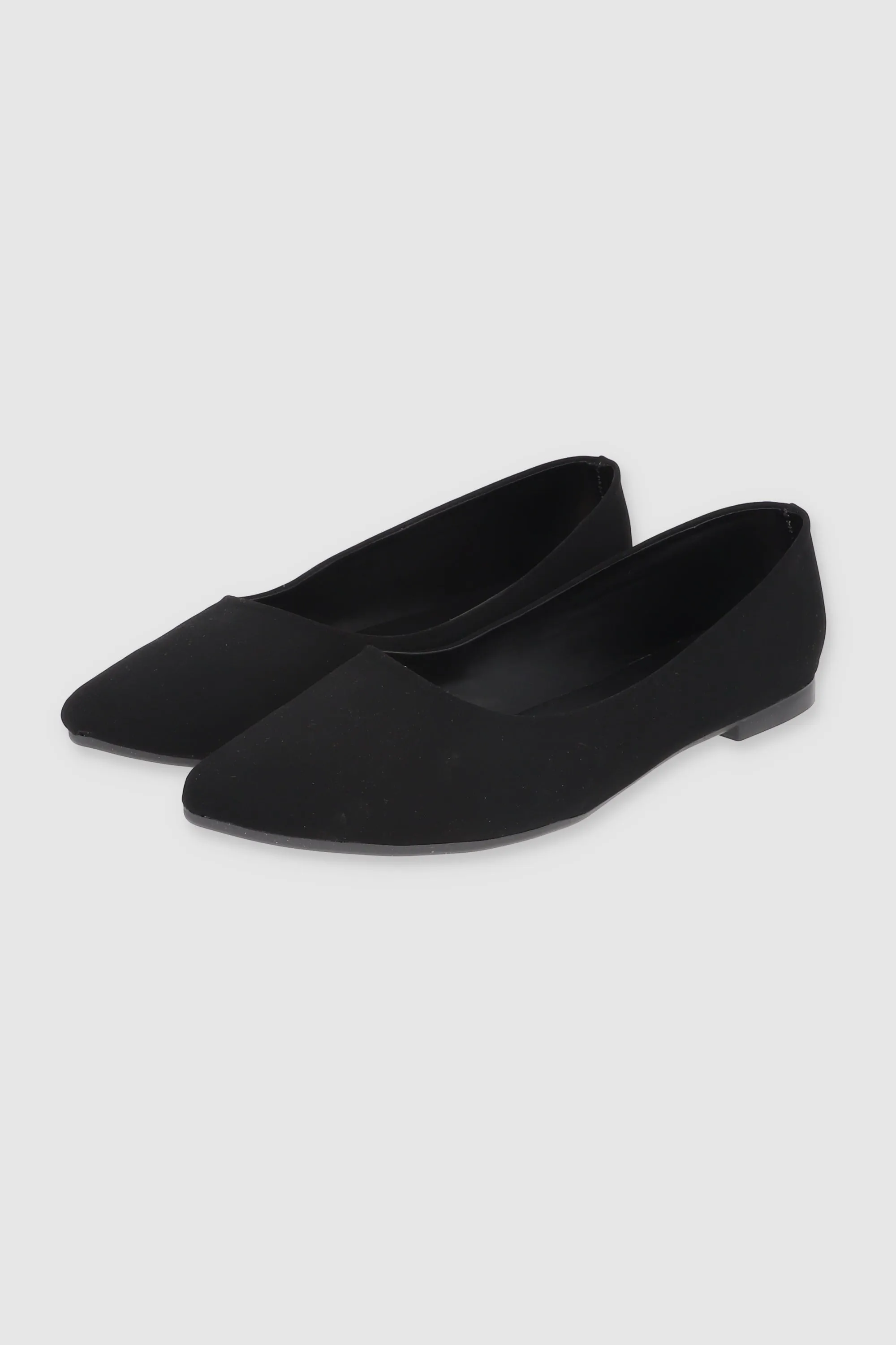 Flat suede puntal lisa