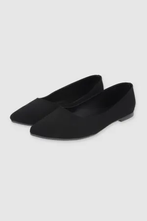 Flat suede puntal lisa