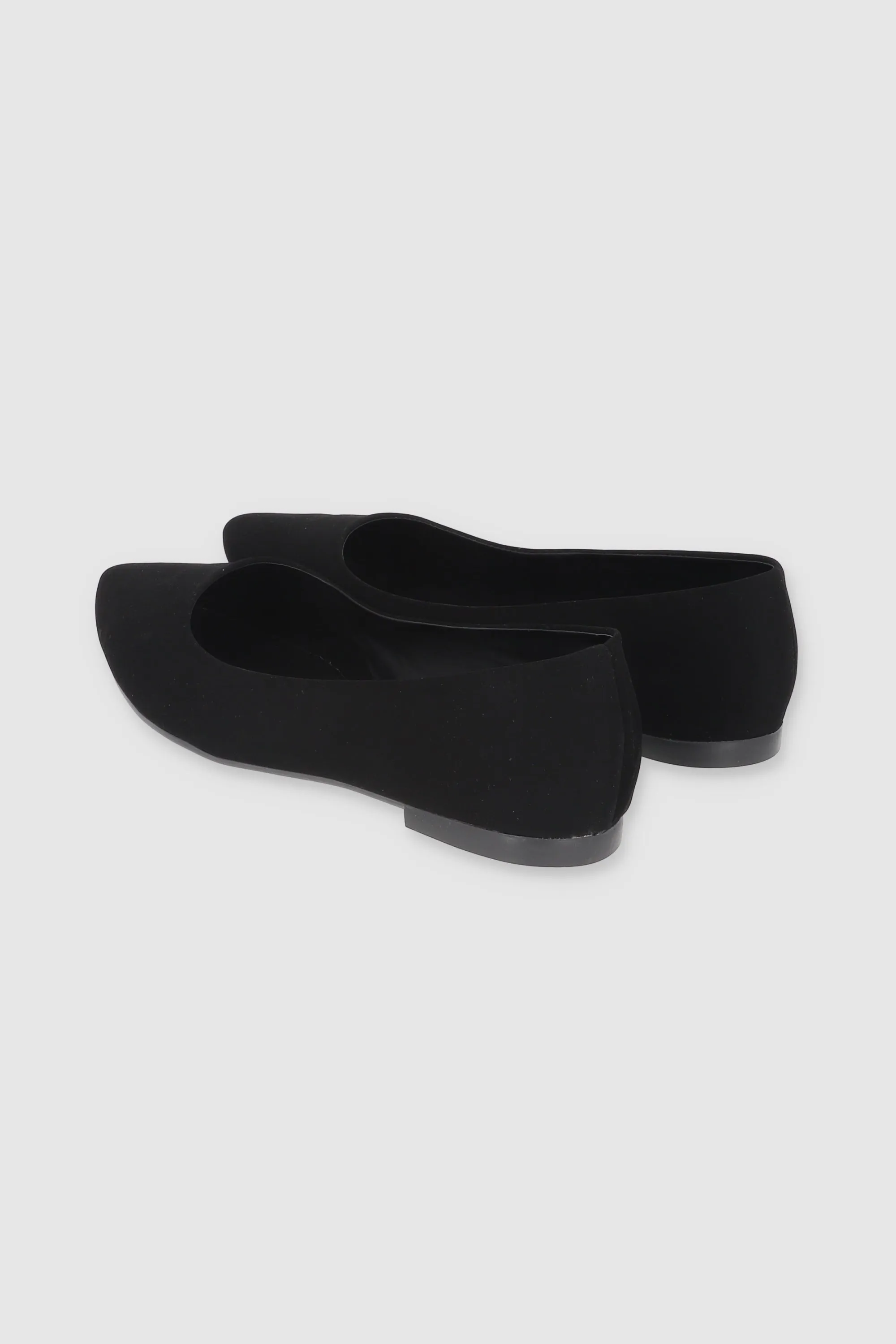 Flat suede puntal lisa