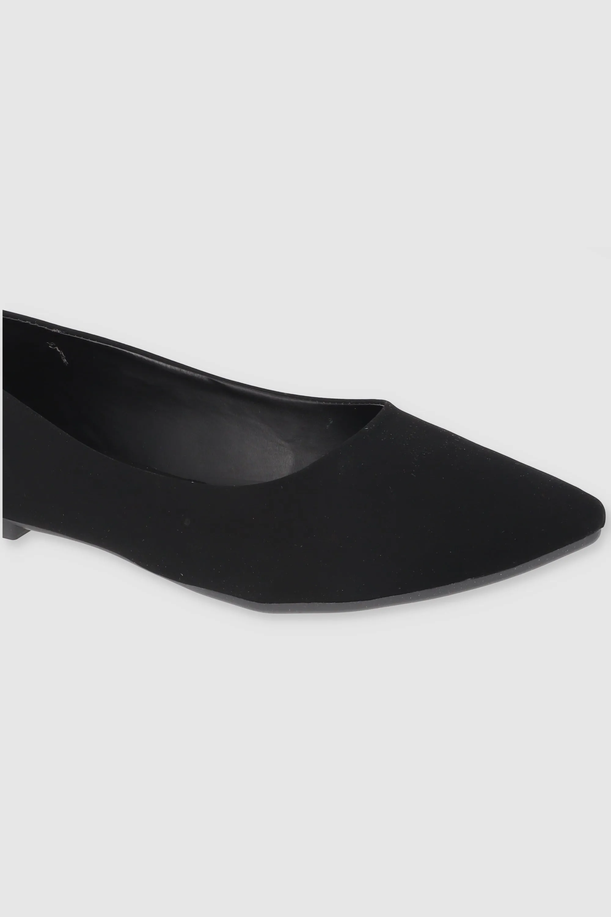 Flat suede puntal lisa
