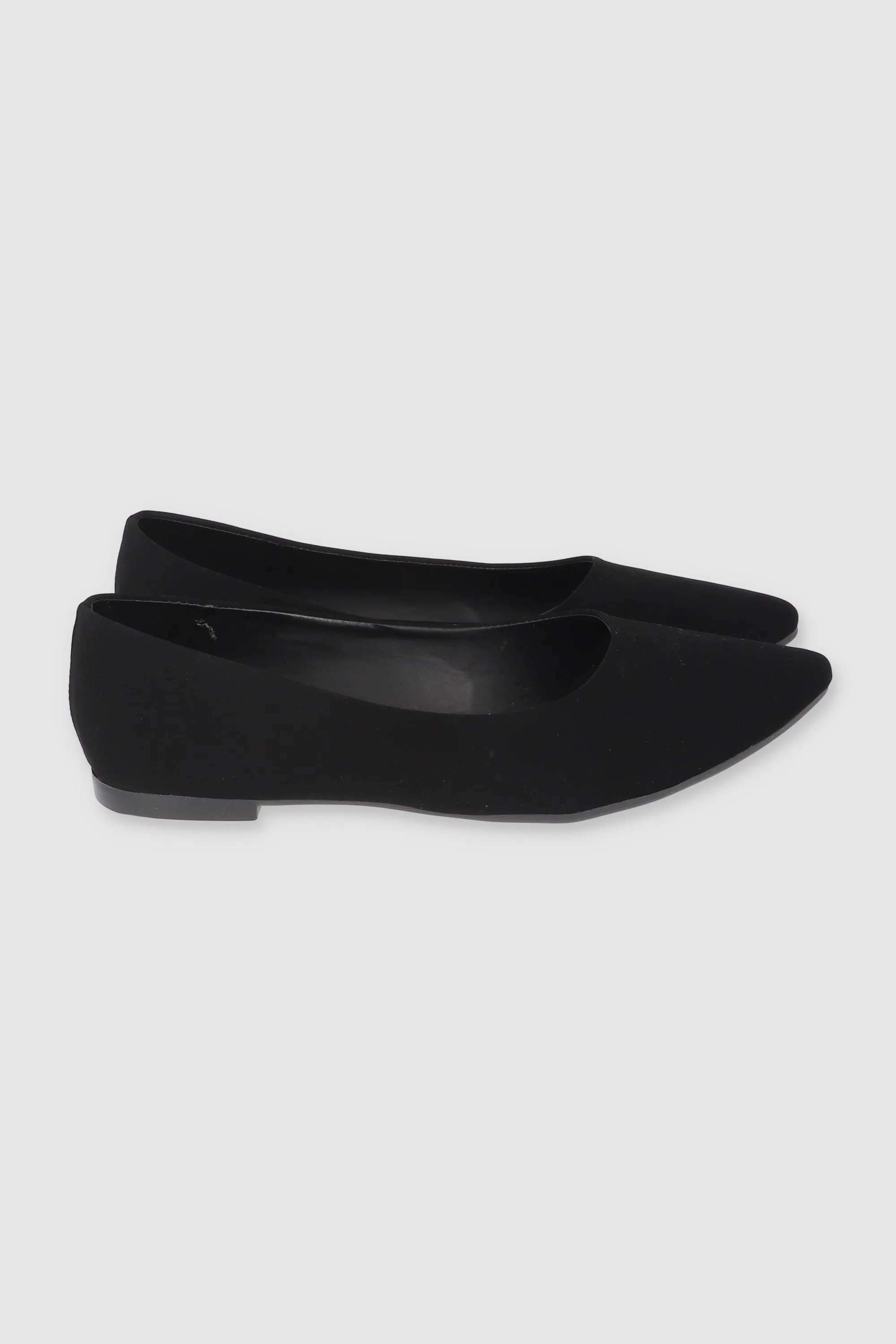 Flat suede puntal lisa