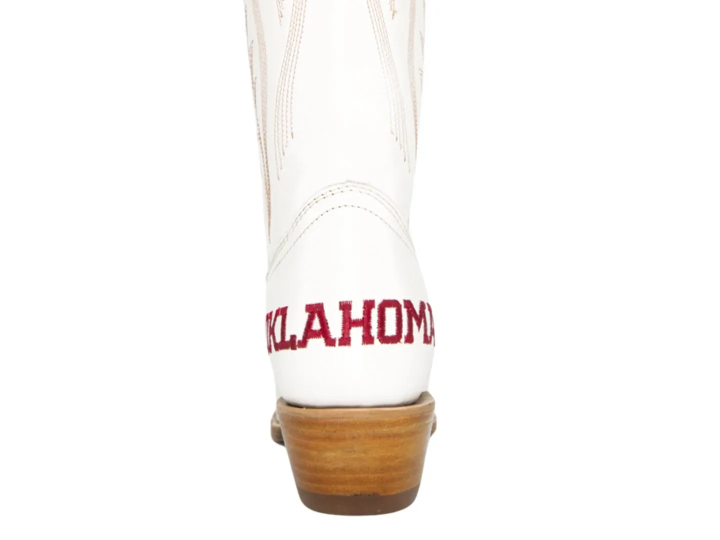 Gameday Boot: University of Oklahoma in Ivory