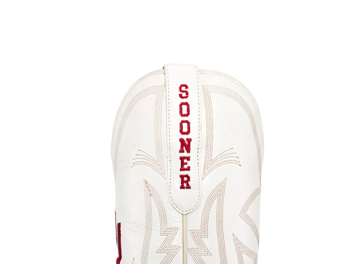 Gameday Boot: University of Oklahoma in Ivory