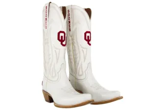 Gameday Boot: University of Oklahoma in Ivory