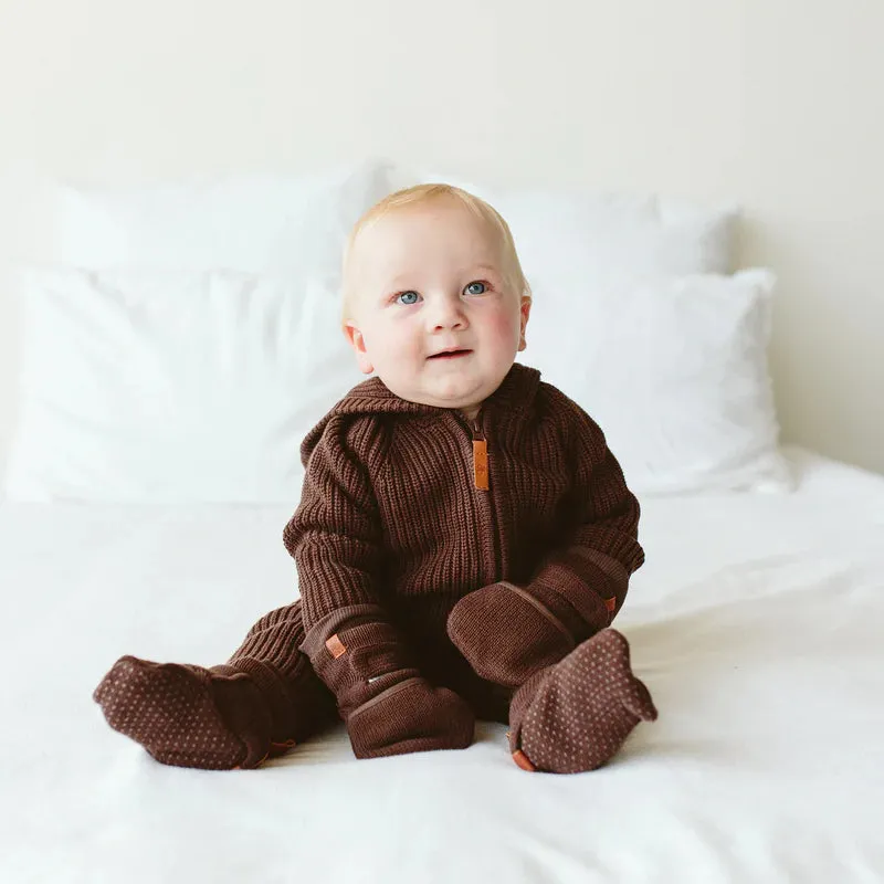 Goumikids - Baby Boots - Knit - Hide
