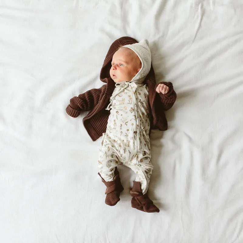 Goumikids - Baby Boots - Knit - Hide