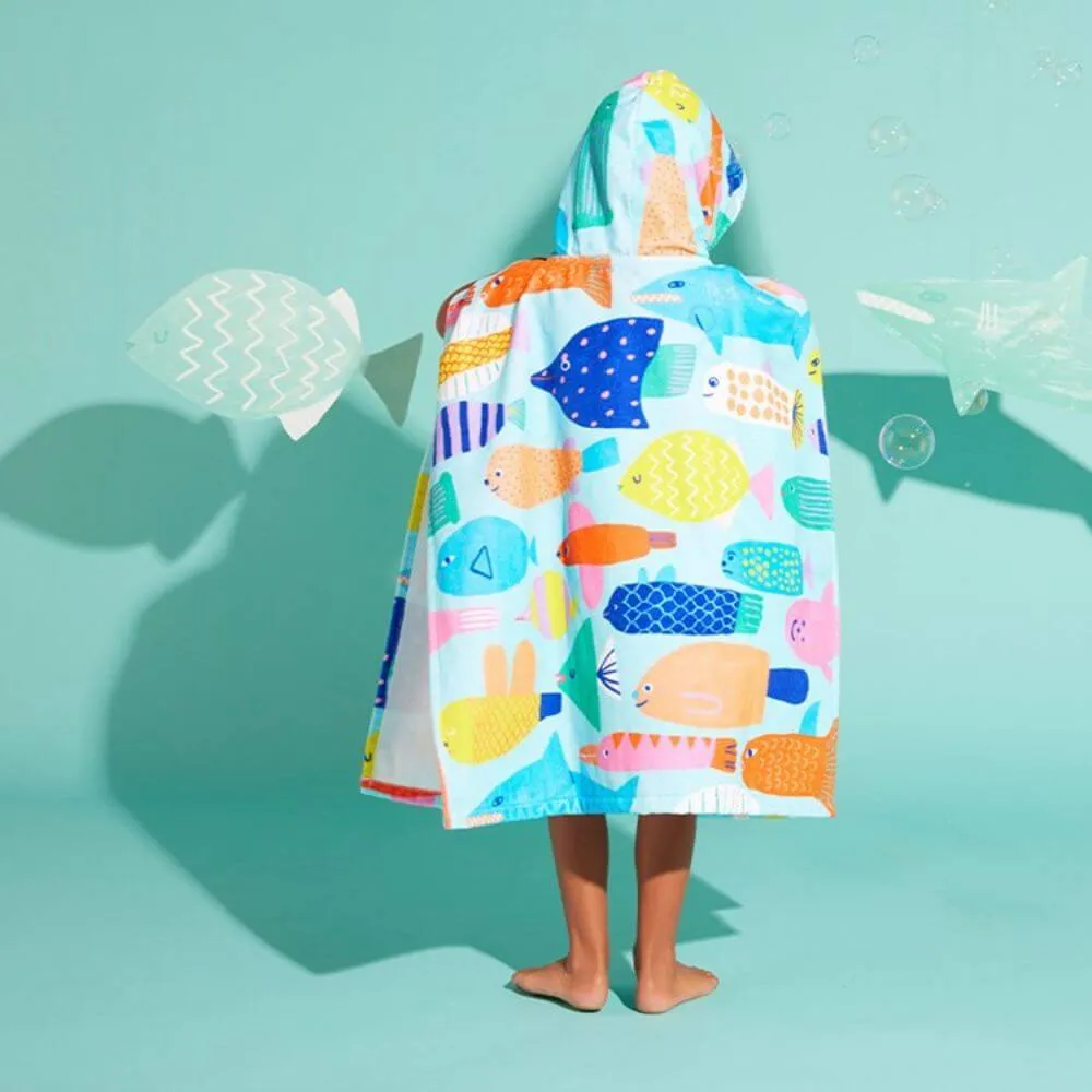 Halcyon Nights Rainbow Reef Hooded Towel