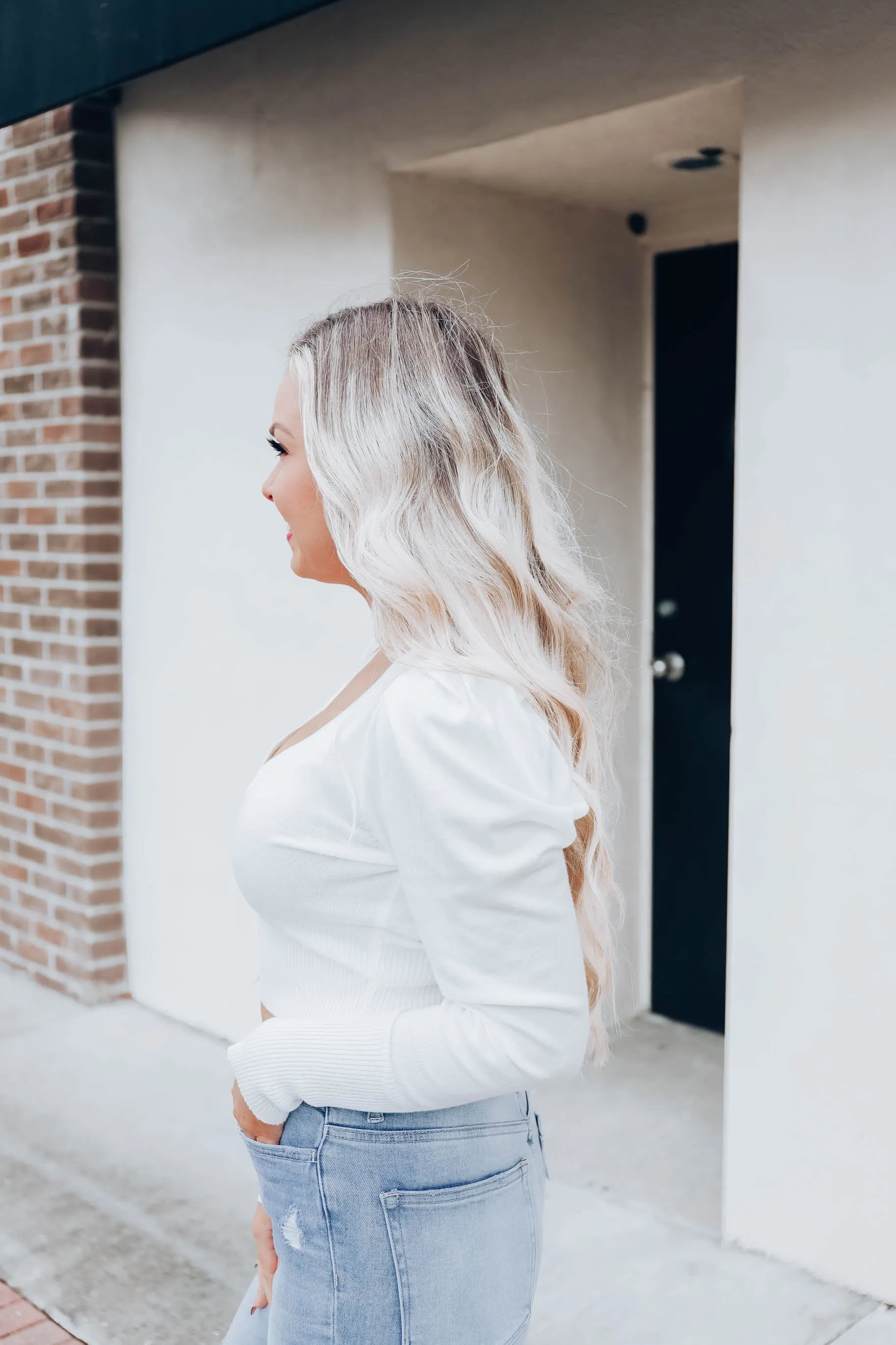 Hello Spring V-Neck Cardigan - Off White