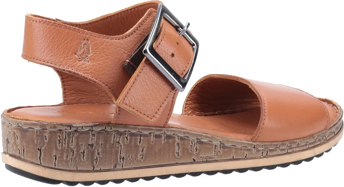 Hush Puppies Ellie Womens Tan Buckle Sandal