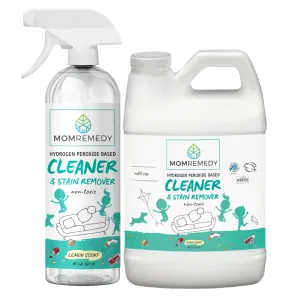 Hydrogen Peroxide based All-Purpose Cleaner & Stain Remover - 24oz Spray and 64oz Refill