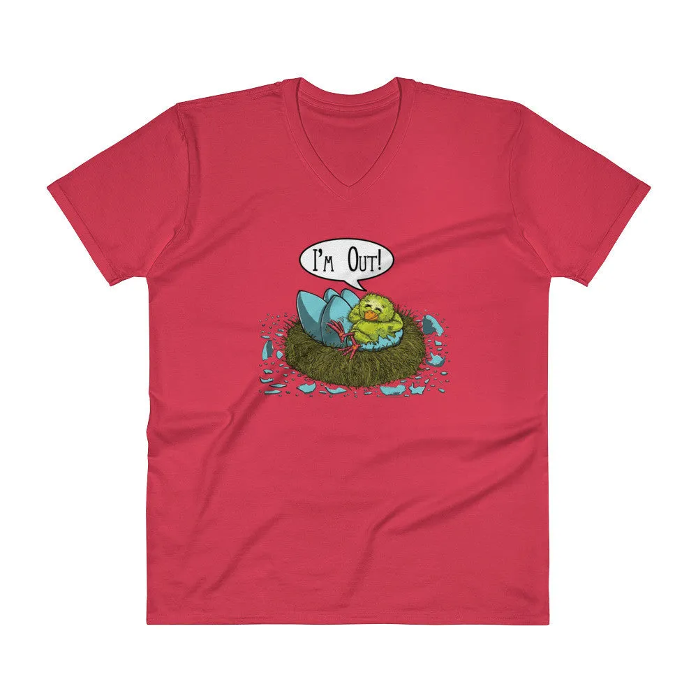 I'm Out! V-Neck T-Shirt