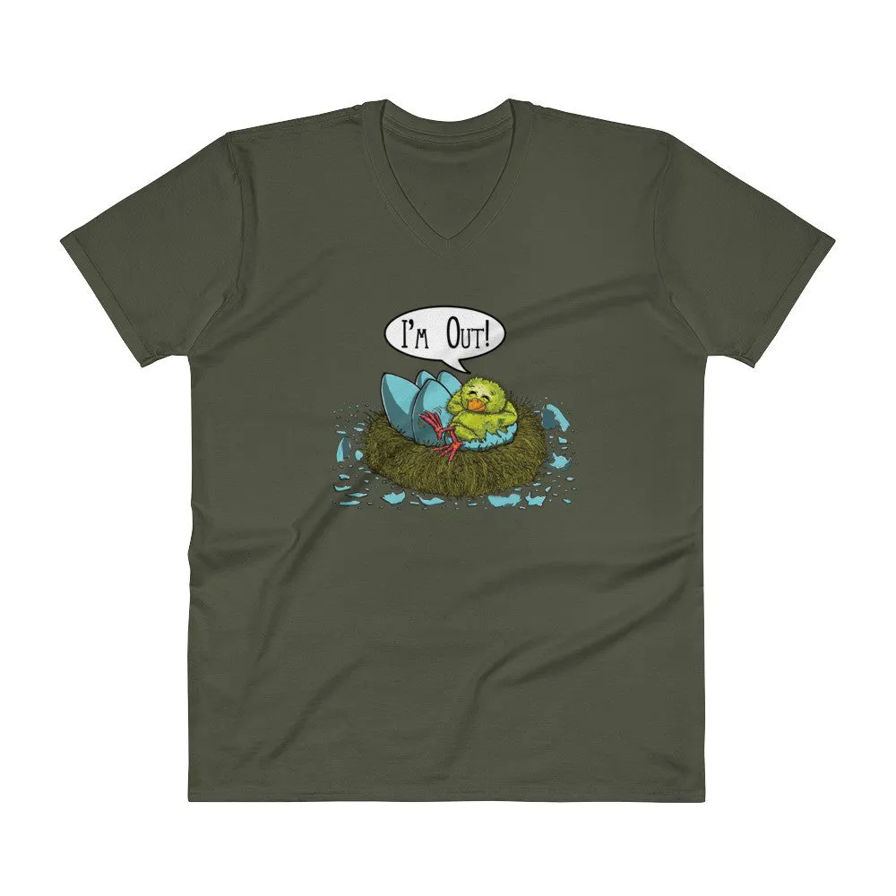 I'm Out! V-Neck T-Shirt