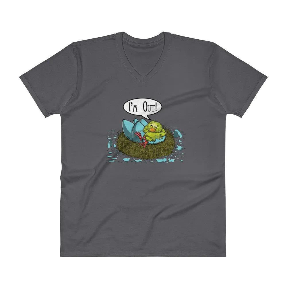 I'm Out! V-Neck T-Shirt